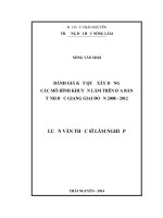 Đánh giá kết quả xây dựng các mô hình khuyến lâm trên địa bàn tỉnh Bắc Giang giai đoạn 2008 - 2012