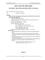 Thiết kế tổng kết thi công tổng thể đường cất hạ cánh dài 4500 m, rộng 50 m