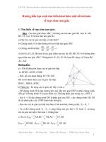 chuyên đề hình học về vấn đề trực tâm