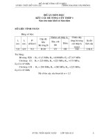 Đồ án Bê Tông cốt thép 1