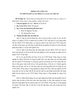 Hoàn thiện nội dung phân tích tài chính trong các công ty cổ phần thuộc tổng công ty công nghiệp xi măng việt nam (TT)