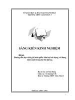 SKKN KIM LOẠI TÁC DỤNG VỚI DUNG DỊCH MUỐI