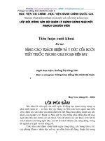 Nâng cao trách nhiệm và y đức của người thầy thuốc trong giai đoạn hiện nay