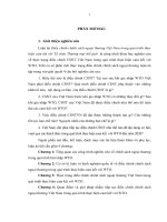 Tiểu luận điều chỉnh chính sách ngoại thương trong quá trình cam kết với tổ chức thương mại thế giới 