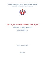 Ebook ứng dụng tin học trong xây dựng  phần 1   ETABS căn bản (tái bản lần 01)  phần 1
