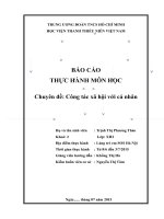 báo cáo thực tập   làng trẻ em sos