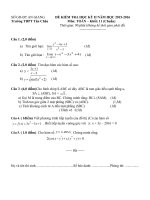 DE THI DAP AN THI HKII LOP 11