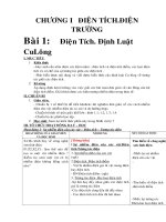 Giáo án vật lý lớp 11