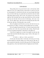 Tính toán ,lắp ráp mô hình mạch điện điều khiển, động cơ quay 2 chiều có hãm ngược