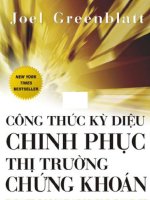 công thức kỳ diệu chinh phục thị trường chứng khoán   joel greenblatt