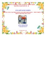 Sáng tạo một số bài tập, trò chơi nhằm phát triển vận động cho trẻ mẫu giáo compressed 