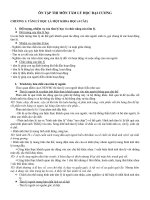 ÔN TẬP THI TÂM LÝ HỌC ĐẠI CƯƠNG