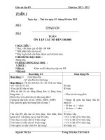 Giáo án tiểu học lớp 4 từ tuần 1 đến tuần 9