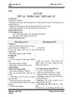 Giáo án lịch sử lớp 4