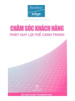 Chăm sóc khách hàng phát huy lợi thế cạnh tranh