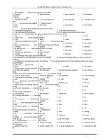 90 bài thi mẫu anh văn  12 .luyện thi thpt và ĐH.