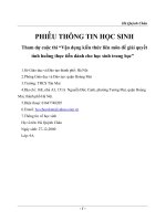 tích hợp liên môn sinh học 9 an toàn thực phẩm để có sức khỏe tốt 