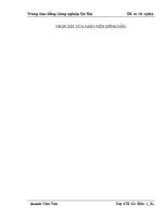 Lập quy trình công nghệ tháo lắp hộp đảo chiều máy phay 6H81r