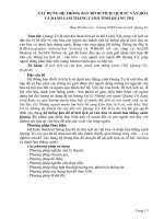 XÂY DỰNG HỆ THỐNG BẢN ĐỒ DI TÍCH LỊCH SỬ VĂN HÓA VÀ DANH LAM THẮNG CẢNH TỈNH QUẢNG TRỊ