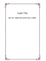 DE TAI  THIET KE NGUON MA 1 CHIEU 