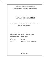 Khóa luận tốt nghiêp, Tình hình sản sản xuất và tiêu thụ đồng Đại Bái huyện Gia Bình tỉnh Bắc Ninh