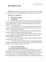 Đánh giá mức độ phù hợp trong các quy định bảo vệ môi trường không khí của pháp luật bảo vệ môi trường Việt Nam với các cam kết quốc tế về môi trường