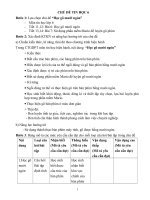 giáo án CHỦ ĐỀ TIN HỌC 6