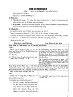 giáo án chuyên đề công nghệ 8