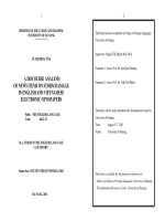 A discourse analysis of news items on storm damage in english and vietnamese electronic newspapers