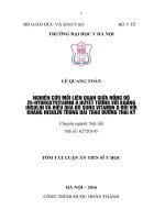 Nghiên cứu mối liên quan giữa nồng độ 25hydroxyvitamin D huyết tương với kháng insulin và hiệu quả bổ sung vitamin D đối với kháng insulin trong đái tháo đường thai kỳ. (TT)