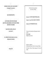 An investigation into English and Vietnamese idioms containing words denoting weather