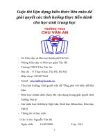 tích hợp liên môn địa lý 9 giải quyết vấn đề “ứng phó với biến đổi khí hậu 