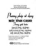 Phương pháp sử dụng máy tính casio trong giải toán PT  BPT HPT 01