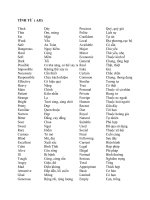 1000 từ vựng tiếng anh thông dụng nhất