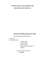 Bài tập lớn mạng máy tính