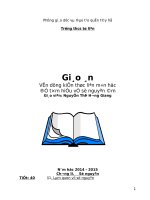 GIÁO án TÍCH hợp LIÊN môn TOÁN 6 làm QUEN với số NGUYÊN âm