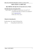 Phân tích và thiết kế hệ thống quản lí tài sản của công ty VNGT