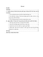 Phân tích sự lựa chọn mô hình Nhà nước và quan điểm về “làm chủ” trong Nhà nước kiểu mới của Hồ Chí Minh