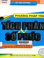 Phương pháp tính tích phân và số phức phần 1