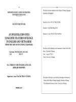 An investigation into linguistic features of range in English and Vietnamese (from the view of functional grammar)