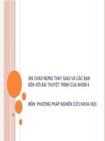 Sử dụng phương pháp nghiên cứu định tính trong nghiên cứu đề tài hoàn thiện đào tạo nhân lực trong 1 doanh nghiệp mà ac biết.