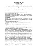 TIÊU CHUẨN VIỆT NAM SỬ DỤNG CÁC GIÁ TRỊ ĐỘ CHÍNH XÁC TRONG THỰC TẾ