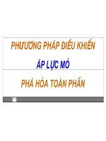 MÔ HÌNH PHÁ HỎA ĐÁ VÁCH TRONG MỎ HẦM LÒ