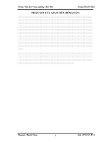 Lập qui trình công nghệ sửa chữa phục hồi các mặt trượt bàn xe dao dọc của máy tiện OKUMA