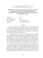 NGHIÊN CỨU CƠ SỞ LÝ LUẬN VÀ THỰC TIỄN ĐỂ XÁC ĐỊNH VỊ TRÍ VIỆC LÀM, CHỨC DANH VÀ BIÊN CHẾ CỦA CỤC THỐNG KÊ TỈNH VÀ CHI CỤC THỐNG KÊ CẤP HUYỆN GIAI ĐOẠN 2012 - 2016