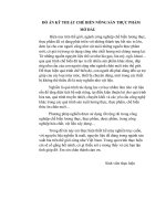 khóa luận tốt nghiệp Kỹ thuật chế biến nông sản - thiết kế máy nghiền trục có kèm bản vẽ