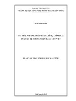 Tìm hiểu phương pháp đánh giá độ chính xác của các hệ thống nhận dạng chữ việt