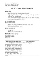 giáo án mỹ thuật vẽ theo mẫu