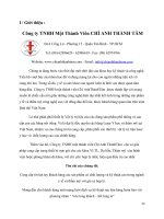 Báo cáo thực tập môn Điện tử Y Sinh Kỹ thuật y khoa ở công ty Chí Anh Thành Tâm