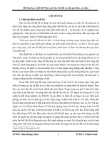 Luận văn bồi thường về đất khi nhà nước thu hồi đất của hộ gia đình, cá nhân